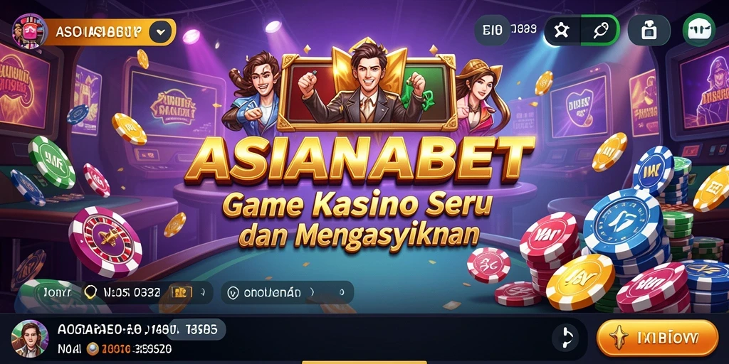 Tampilan gameplay Kasino yang menarik di ASIANABET.