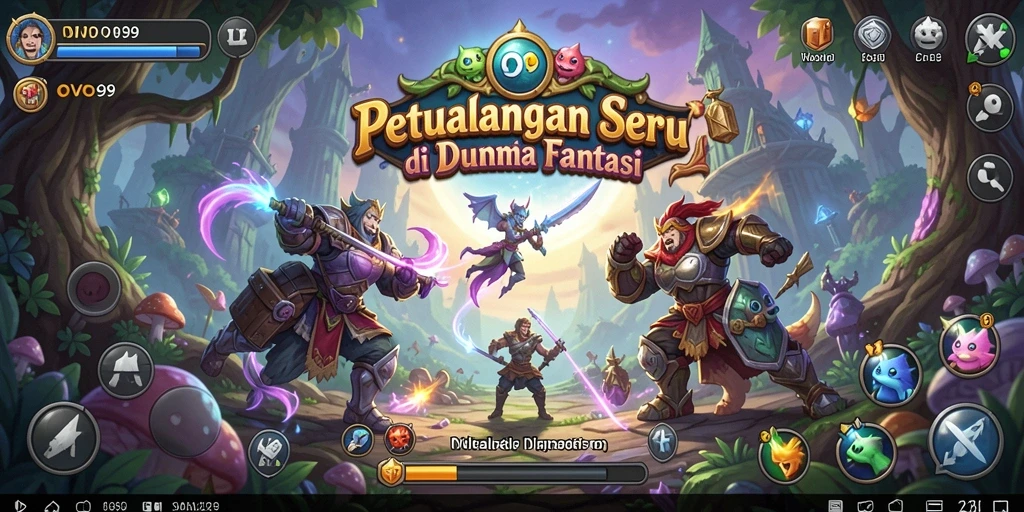 Gambaran menarik tentang gameplay OVO99 di dunia petualangan.